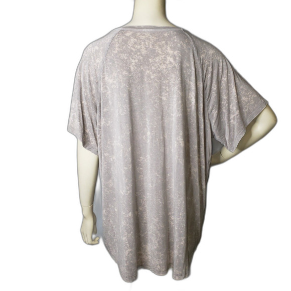 AMERICAN EAGLE Soft & Sexy  Short Sleeve T Shirt Gray Tan Womens Plus Size XXL - Picture 2 of 6
